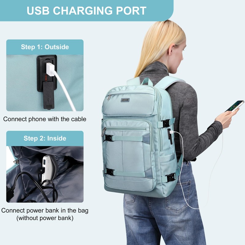 Travel Backpack for Women Flight Aprroved Carry on Bag Large