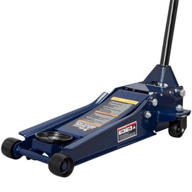 TCE ATZH830026XU Torin Hydraulic Low Profile Heavy Duty Car Service/Floor Racing Jack with Quick Lift Dual Pump, 3 Ton (6,600 lb) Capacity, Blue
