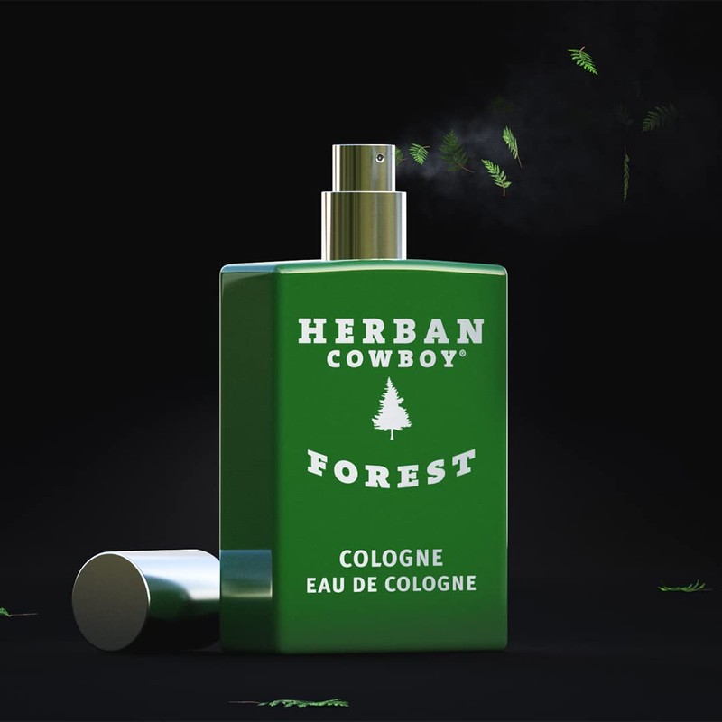 Herban Cowboy Men's Cologne, Forest, 1.7 Ounce