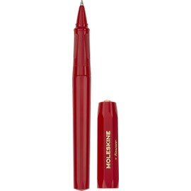 Moleskine KAWROLLERPENRED Moleskine x Caveco Roller Ball Pen, Water-based, Red