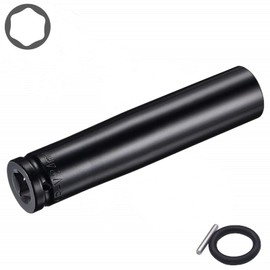 1/2" Drive by Deep Impact Socket, Heat-Treated CR-V Steel 6" Length, 6-Point Metric Sizes with Black Strong Case (24mm)