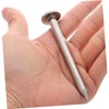 Kisangel 6pcs Stainless Steel Survey Markers Low Profile Ground Stakes