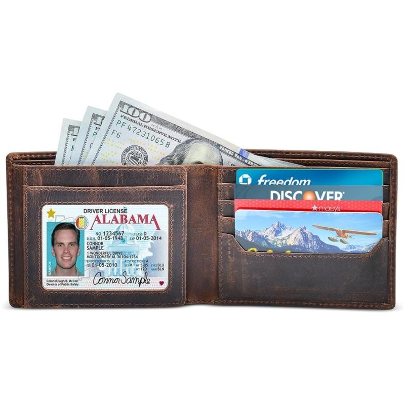 BullGuard BULL GUARD RFID Blocking Bifold Wallets for Men with
