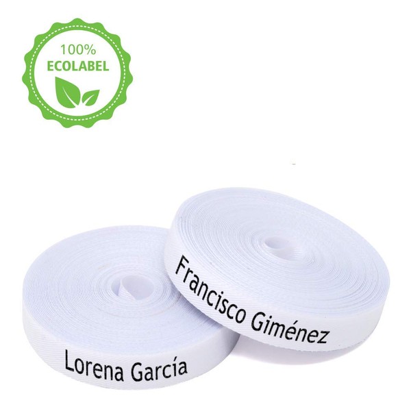 100 Pre-curved Labels for Marking Clothes with ICONO. For Nurseries