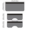 3-Piece Magnetic PU Leather Car Fender Cover Set for Auto
