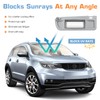 Hurotoms Left Driver Side Sun Visor Without Light for 2006