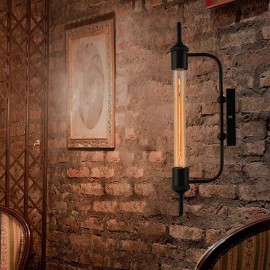 Ladiqi Industrial Style Wall Lamp Steampunk Edison Wall Sconce Light Hallway Fixture