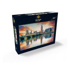 MyPuzzle Big Ben and Houses of Parliament London England - Premium 100 Piece Jigsaw Puzzle for Adults