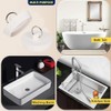 Rubber Sink Plug, Drain Stopper White Fit 48-49mm with Hanging
