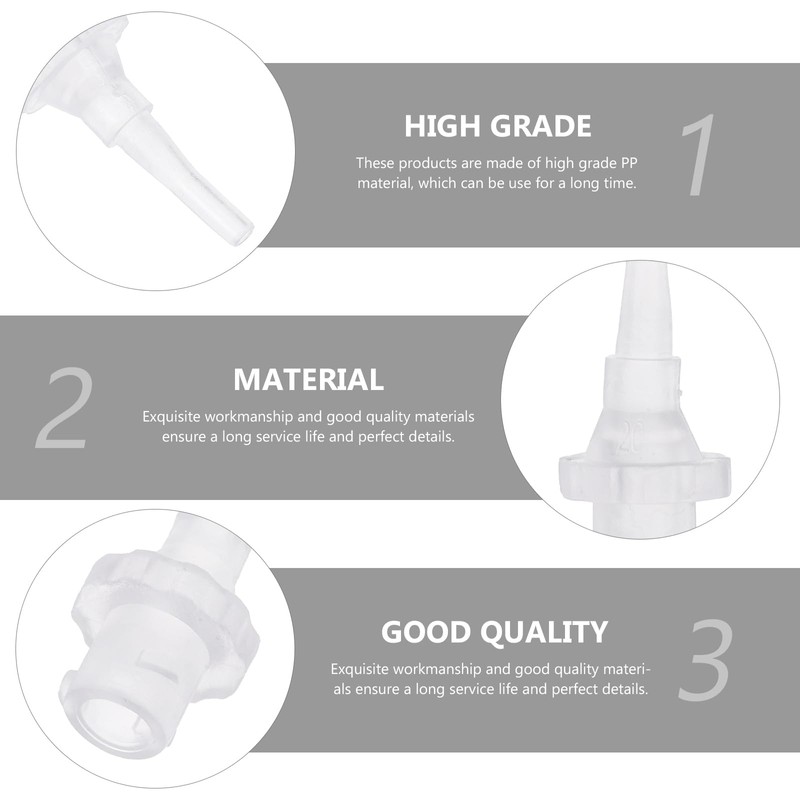 Healifty Ear Washer Disposable Tips-30 Pack Replacement Ear Washer Disposable