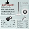 Surpass 12 Pack 2'' Ultra-Quiet Nylon Garage Door Rollers 4”