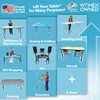 Lift Your Table® Folding Table Risers - Counter Height (Movable
