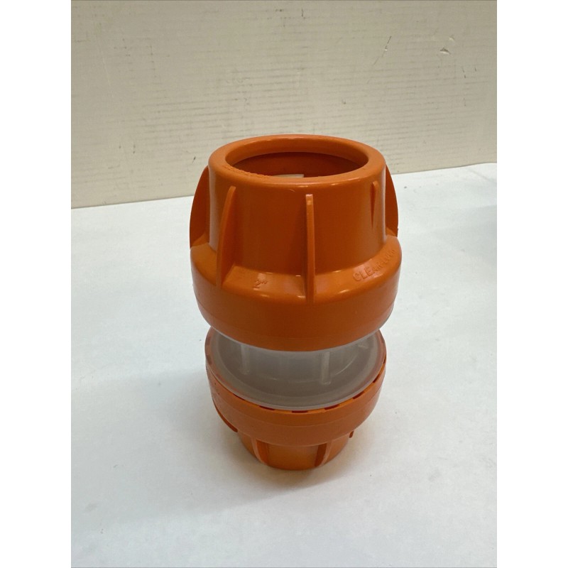 Dura-Line 20005097 Clear-Lock Orange 2 Inch Coupler
