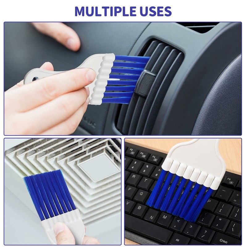 8 Packs Air Conditioner Condenser Cleaning Brush Refrigerator Coil Brush