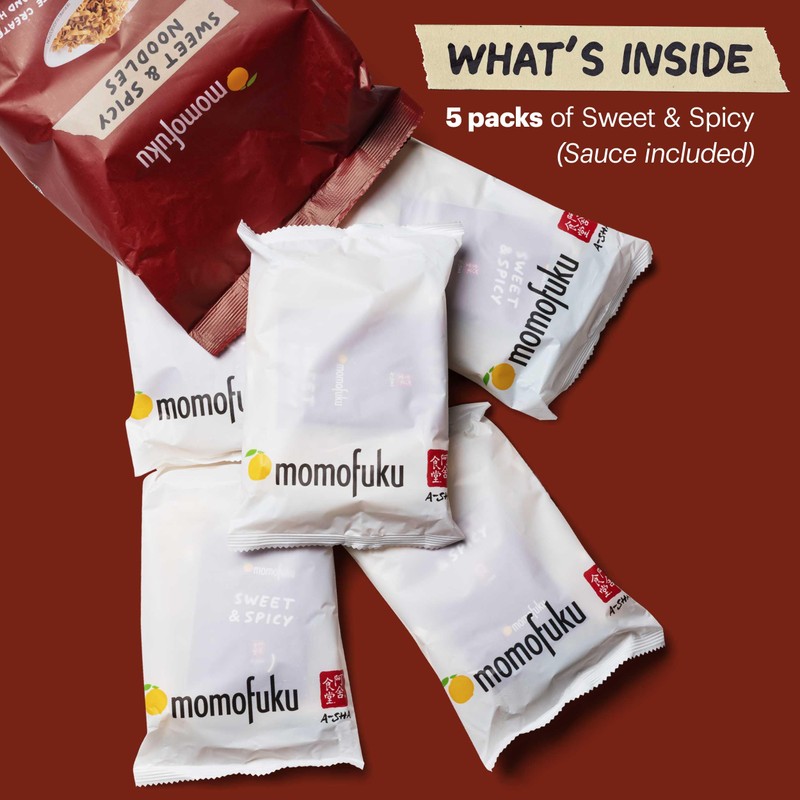 Momofuku Sweet & Spicy Ramen Noodles by David Chang, 5