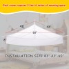 INSFITY X-Large Stuffed Animal Net Hammock Corner (Min 3’6” Right-angled