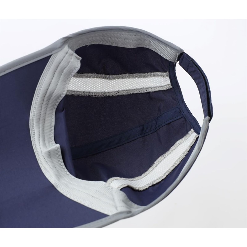 Connectyle Folding Mesh Sports Cap, Reflective, Striped, Breathable, Runner Cap,