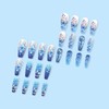 24Pcs Spring Press on Nails Medium Blue Gradient Fake Nails
