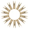 G2PLUS 100PCS Mini Wooden Pegs - 3.5cm Wooden Photo Display