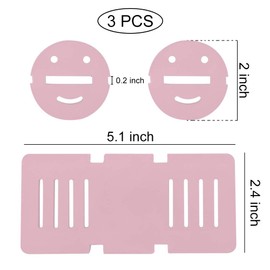 Andiker Hamster Seesaw, Rainbow Bridge Climb and Play Toy, Activity Toy Boredom Breaker, DIY Cage Accessories for Small Pets (Pink, Seesaw)