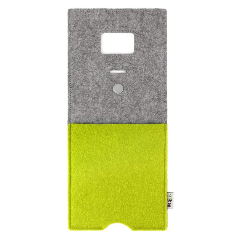 stilbag Charging Case for Smartphones Made of Wool Felt and