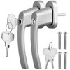 GETLITOOL Lockable Window Handles, Pack of 2 Aluminium Window Lock
