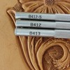 Zhong Jiang 3-Piece Smooth Steep Angle Beveler Leather Stamp Set,