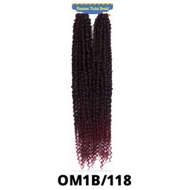 Alitress Passion Twist Braid Hair 22" (1/50, 24 Strands) (1B)