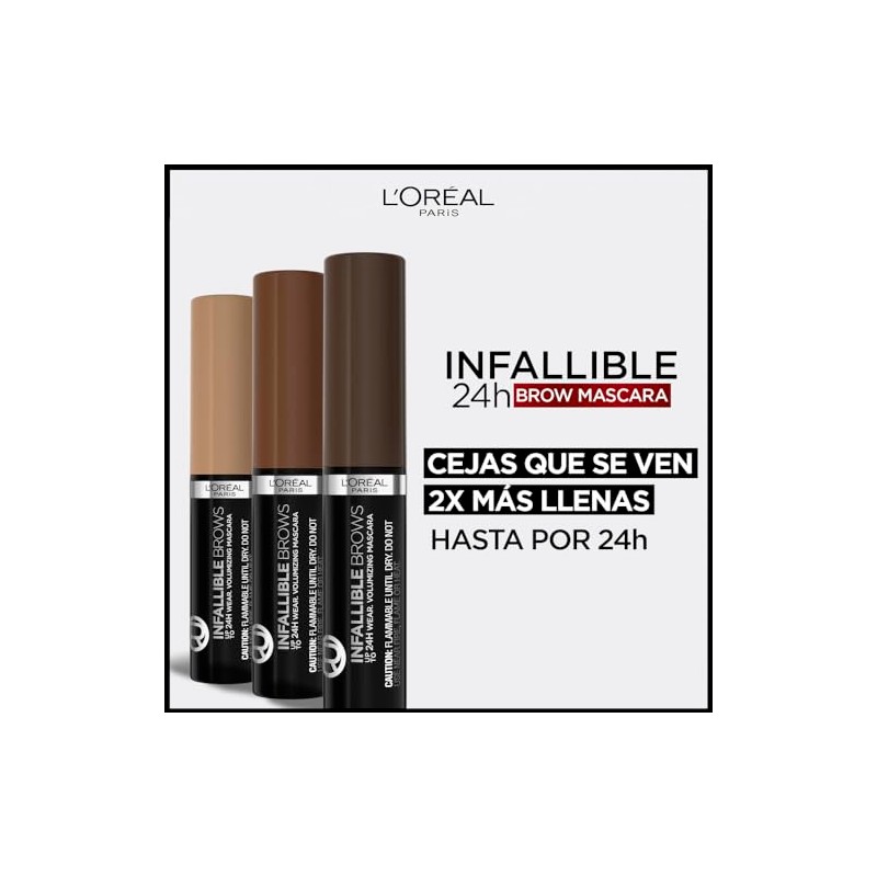 LOreal Paris, Gel Para Cejas Brow Artist Plump 108 Dark