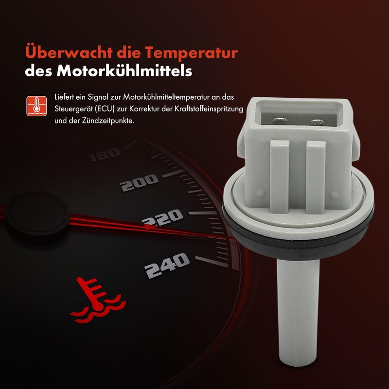 Frankberg Kühlmittelsensor Kühlmitteltemperatur Sensor KühlmitteltemperaturSensor Temperaturgeber Kühlmittel Temperatursensor Kühlmittel Replace#
