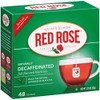 Red RoseTea Bags Naturally Decaffeinated Premium Blended, 48 ct