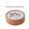 Bituulor Battery Power 4 inch Wood Light Base Display Stand