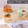 Qyyiguf 50 Pcs 8OZ Plastic Dessert Cups with Lids and