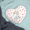 Mr. & Mrs. Panda Heart Cushion Otter Holding Hands Gift