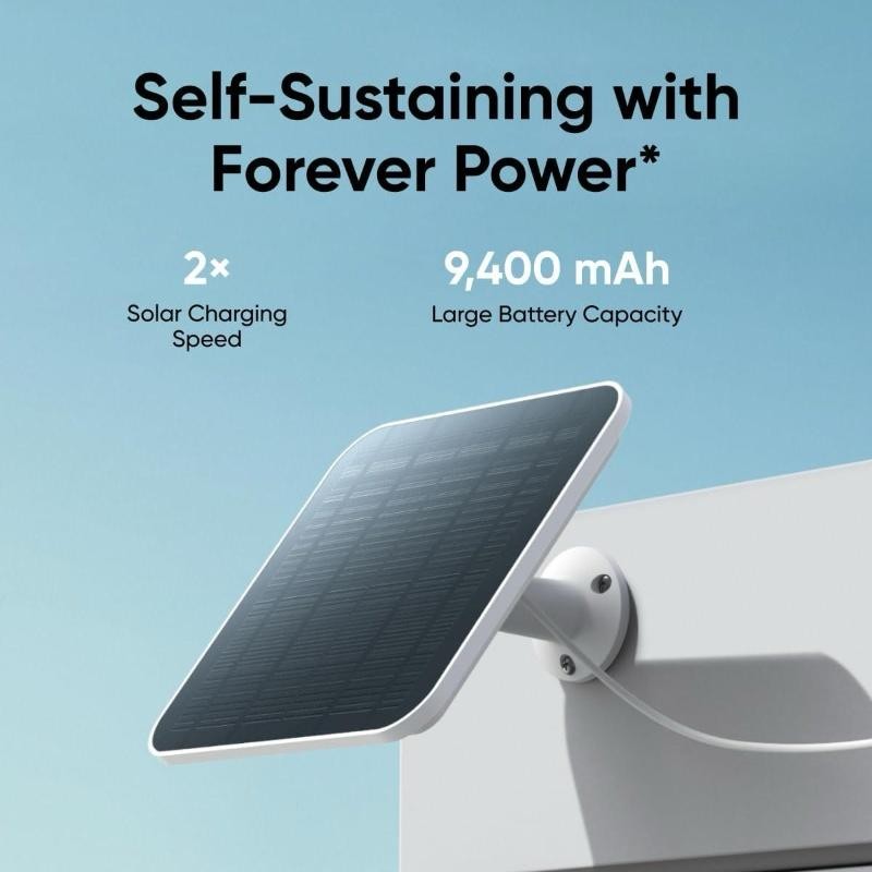 eufy Security SoloCam S220, Solar Security Camera, Wireless Outdoor Camera,