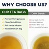 Moringa Leaf Tea - Caffeine Free, 50 Tea Bags
