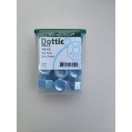 L.H. Dottie NEW L.H. Dottie HN12 Hex Nut, Finished, 1/2-Inch-13 TPI, Zinc Plated, 25-Pack