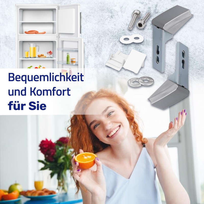 Set of Hinges for Fridge Door Handle for Liebherr 9590178