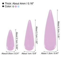 sourcing map Ceramic Mosaic Tile, About 200g Teardrop Flower Leaf Tile Mosaic Block for Handicrafts Artwork, Mixed Light Color