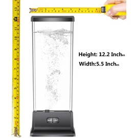 COLORLIFE Cool Jellyfish lamp Sensory Synthetic Realistic Jelly Fish Tank Aquarium Mood Lamp for Home Office Decor Gifts for Kids Women Men Birthday Christmas Holiday Presents