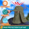 SUN CUBE Sombrero de pesca con solapa para cubrir la