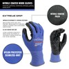LINCONSON 12 Pack Extreme Grip Lightweight Nitrile Coated Construction &