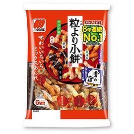 SANKO Tsubuyori Komochi 6-pack Rice Cracker 3.1oz. (90g) (Pack of 4) - MADE IN JAPAN - Limited stock