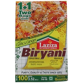 Laziza Biryani Masala, 100-Gram Boxes (Pack of 6)
