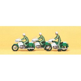 Preiser 1/87 th – pr10489 – Modelleisenbahnen – Polizei auf Motorrad