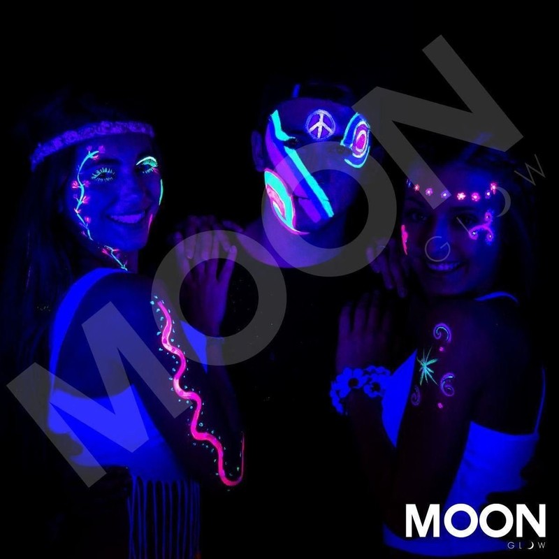 Moon Glow - Neon Blacklight UV Face & Body Paint