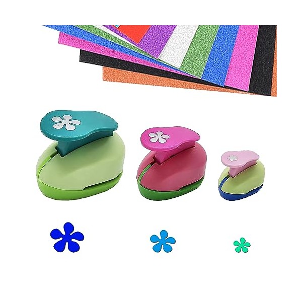 Punch Set Flower Paper Punch, Motif Punch Set, Motif Hole