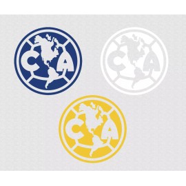 oarcal 651 Club America Liga MX Decal Sticker - Yellow, S