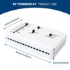 INGQI Performance RV Thermostat 3106995.032 Fit for DOMETIC, RV Analog