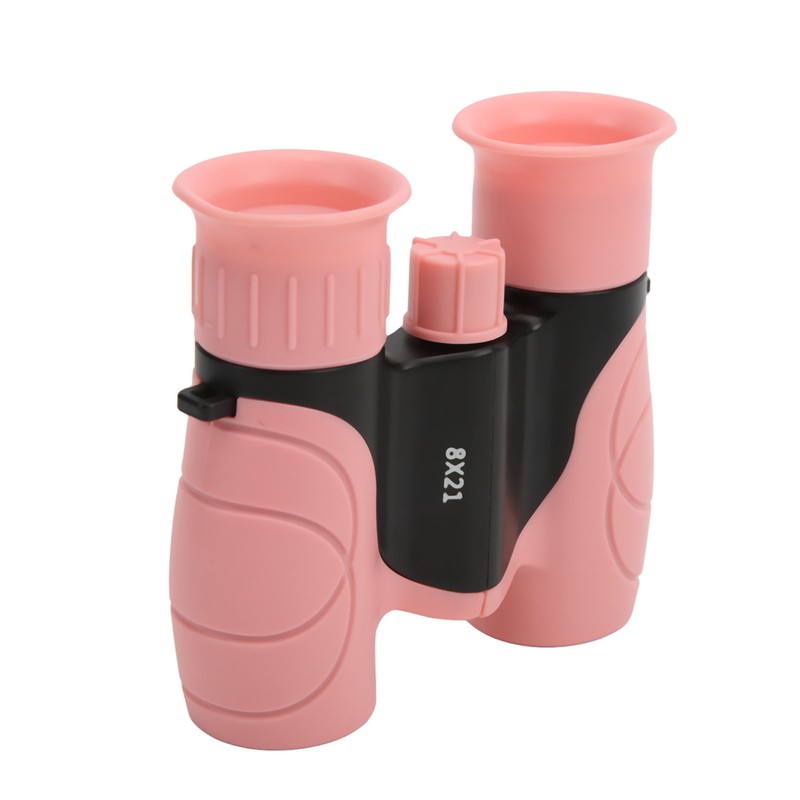 Kids Binoculars 8X Magnification Natural Rubber Glass Optical Lenses Durable